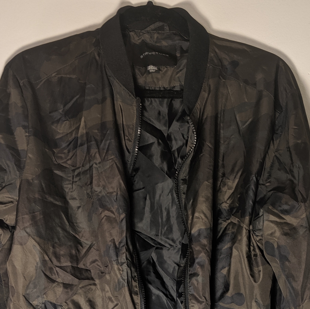 Structure Bomber Army Jacket